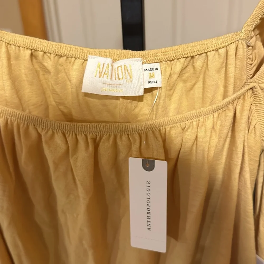 Anthropologie Nation LTD Luca Peasant Top in Daisy NEW - Picture 5 of 10